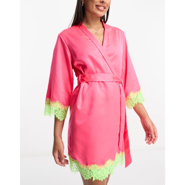 Asos satin robe hotsell