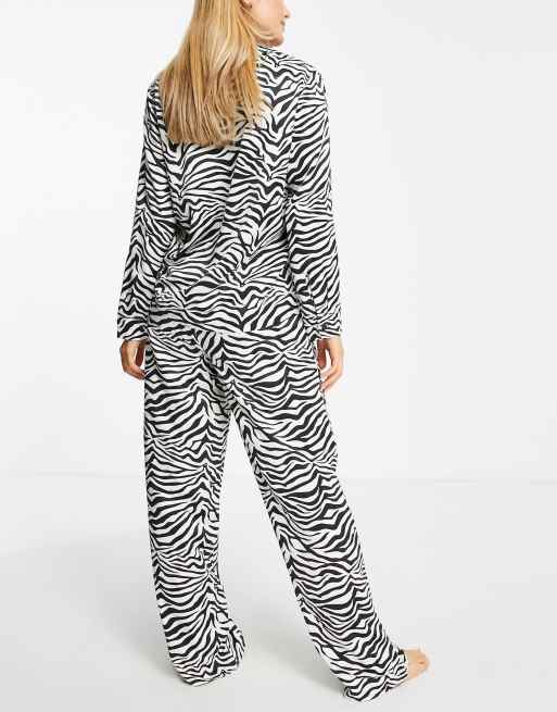 Zebra best sale satin pajamas