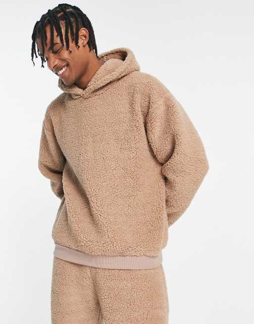 Asos best sale sherpa hoodie