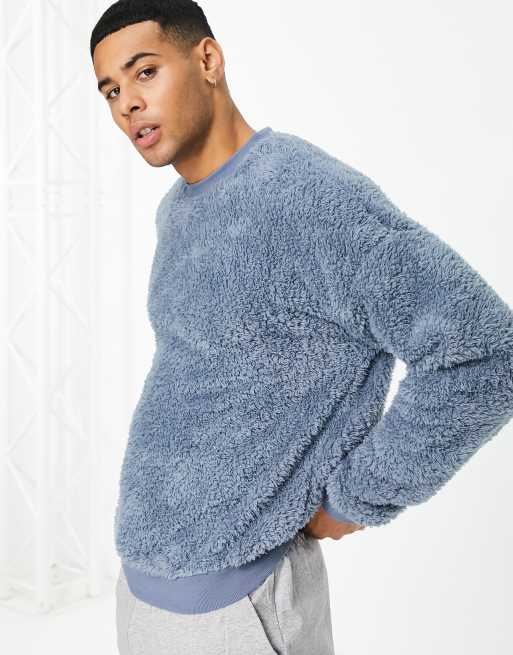 Sherpa crewneck sweatshirt discount men's