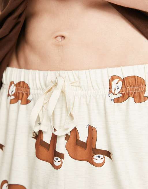 Sloth best sale short pyjamas