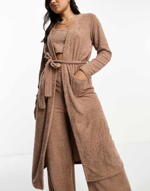 Long fuzzy cardigan clearance sweater