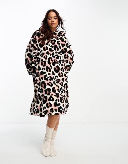 Leopard fur outlet hoodie