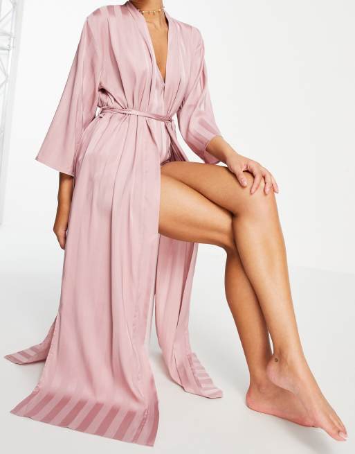 Pink hotsell maxi kimono