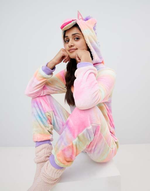 Unicorn store print onesie