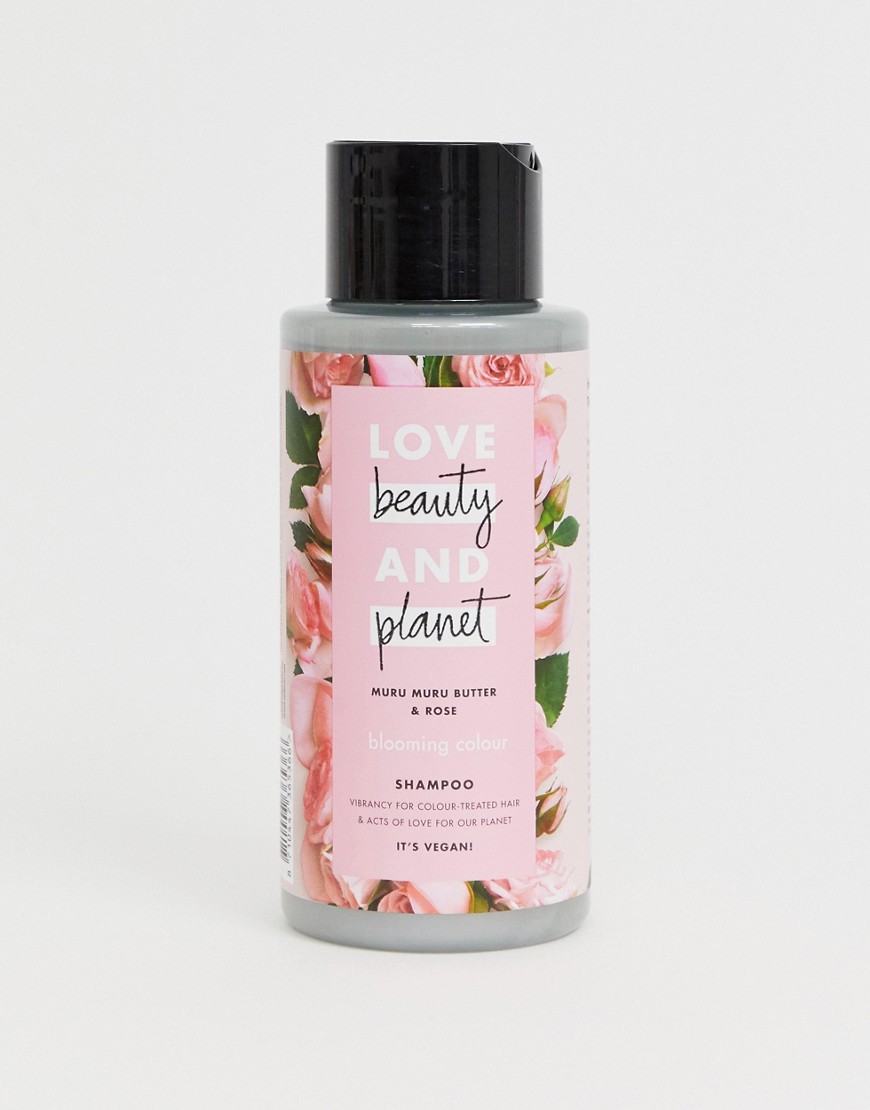 Love Beauty and Planet - Blooming Colour - Muru muru-boter en rozen - Shampoo 400 ml-Zonder kleur