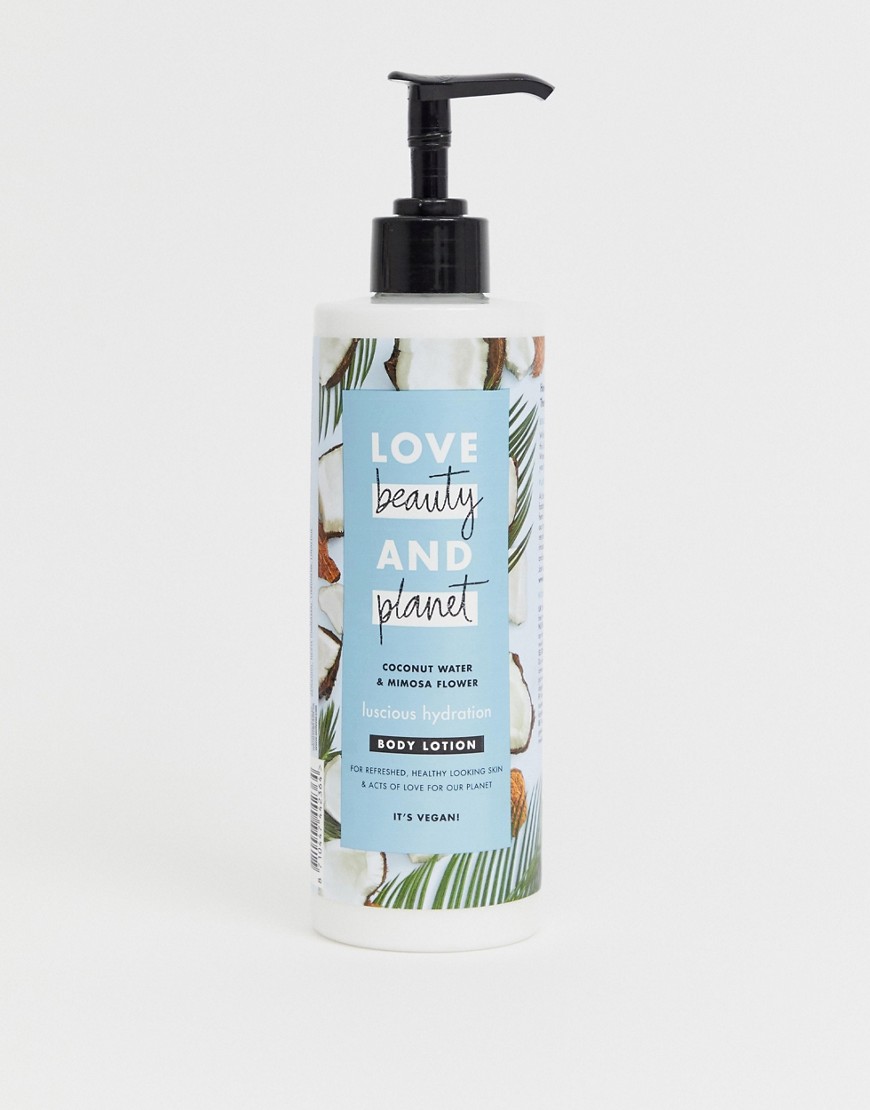 Love Beauty and Planet - Luscious Hydration - Kokosnoot en mimosabloemen - Bodylotion 400 ml-Zonder kleur