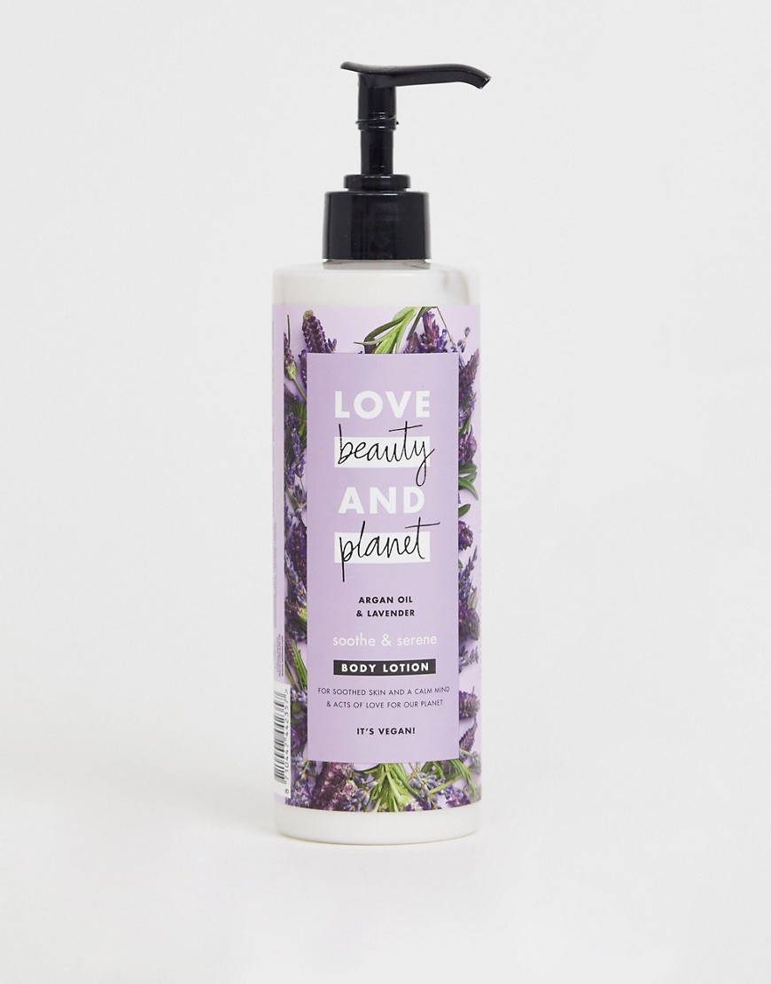 Love - Beauty and Planet - Soothe & Serene - Argan Oil & Lavender Body Lotion 400ml-Zonder kleur