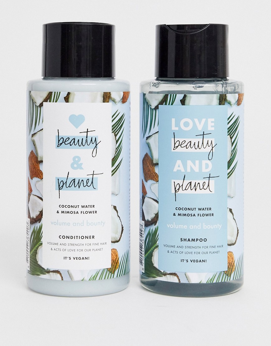 Love Beauty and Planet - Volume and Bounty - Bundel met shampoo en conditioner-Zonder kleur