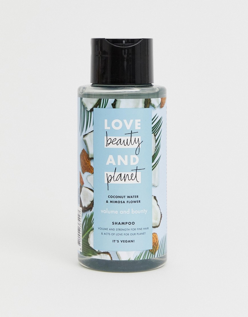 Love Beauty and Planet - Volume & Bounty - Shampoo con acqua di cocco e fiore di mimosa da 400 ml-Nessun colore