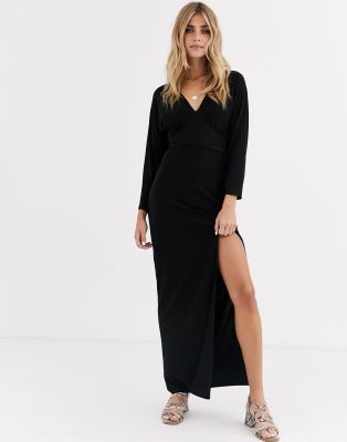 Love maxi dress-Black Black