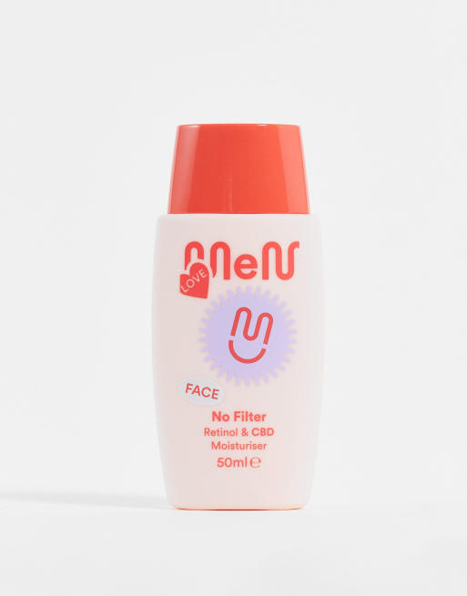 Love, MeMeMe No Filter 0.3% Retinol CBD Moisturiser 50ml