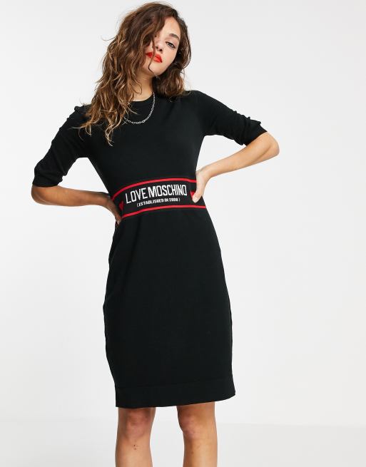 Vestito on sale moschino nero