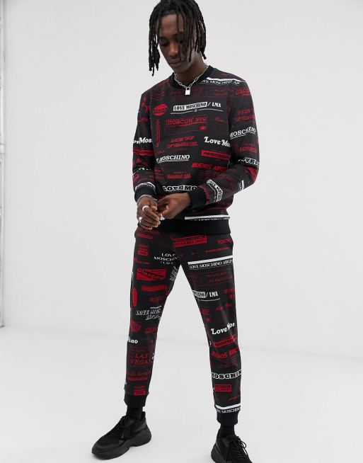 Moschino 2025 tracksuit mens