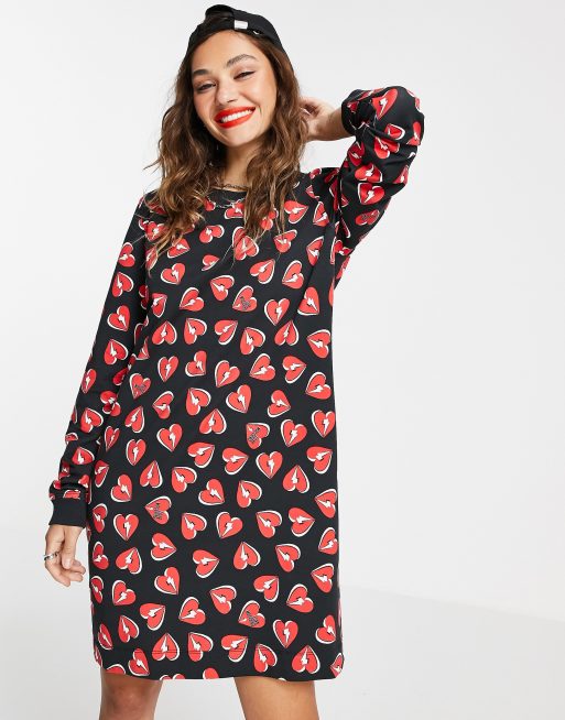 Moschino long outlet sleeve dress