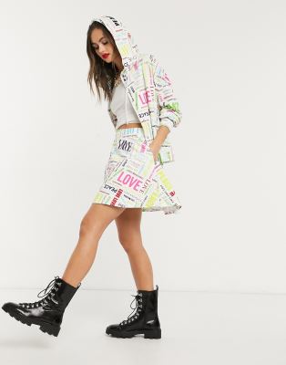 moschino hoodie skirt