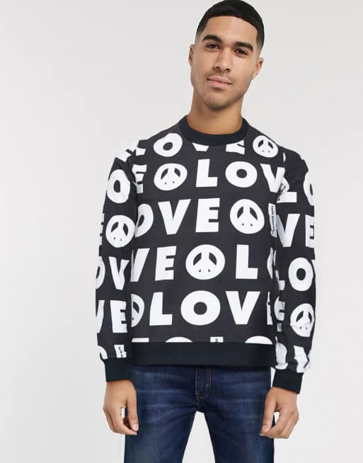 Love Moschino allover print sweat