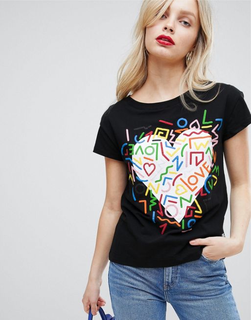 Love Moschino Art Print T-shirt | ASOS