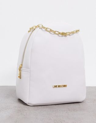 Love Moschino backpack with chain in 