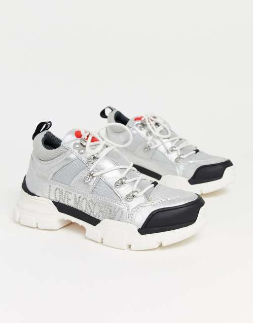 basket chaussette moschino femme