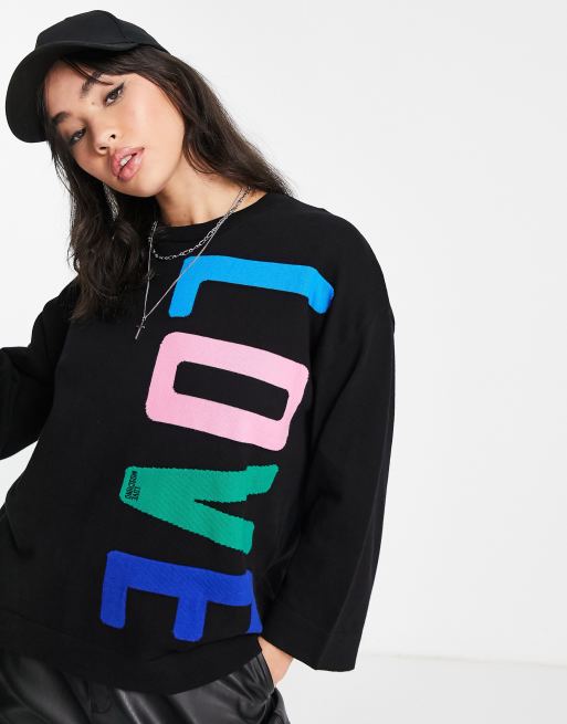 Moschino best sale oversized sweatshirt