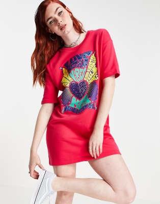 love t shirt dress