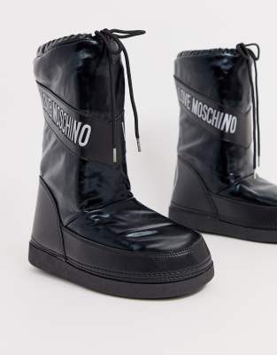 love moschino bottes de neige