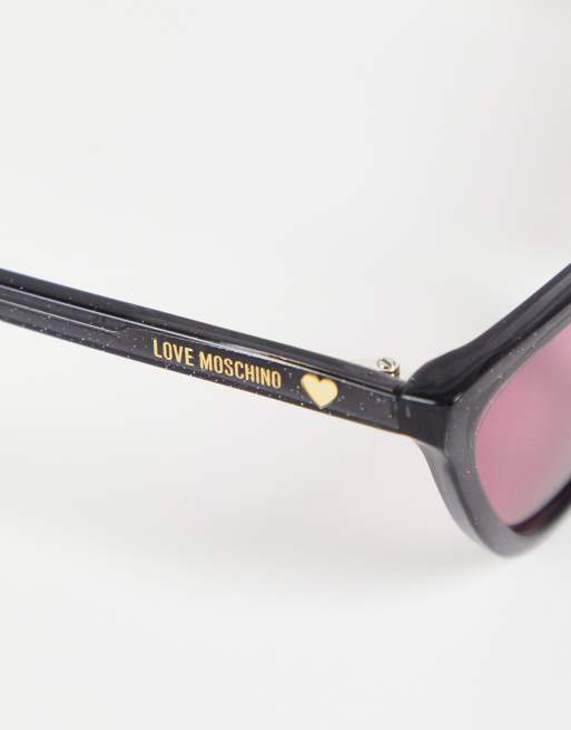 Moschino ラフキャットアイフレムサンクラス MOL021S KB7 Moschino ラフキャットアイフレムサンクラス MOL021S KB7