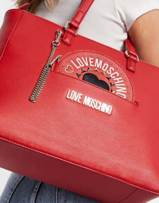 moschino bag red