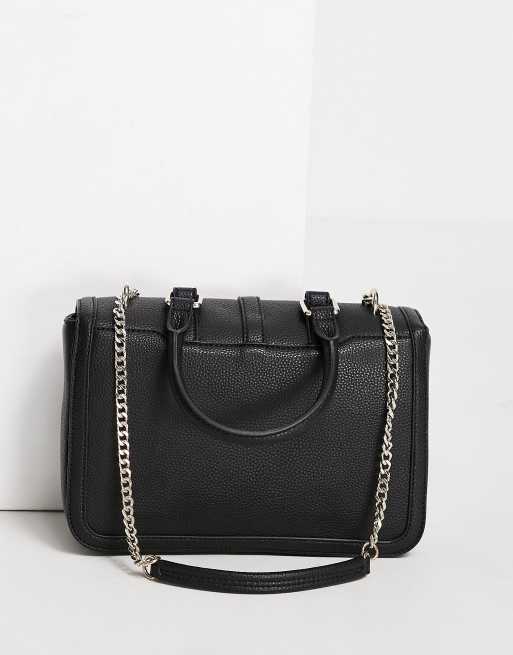 Love moschino welt discount black chain shoulder bag