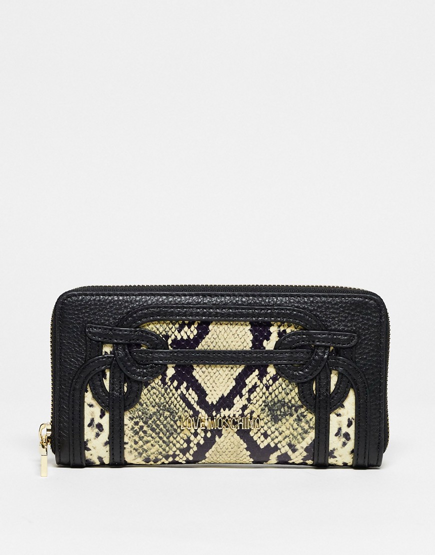 Love Moschino chain strap shoulder bag in gold