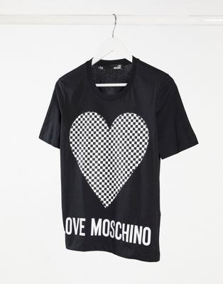 love moschino t shirt heart