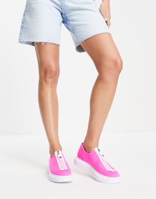 bright chunky sneakers