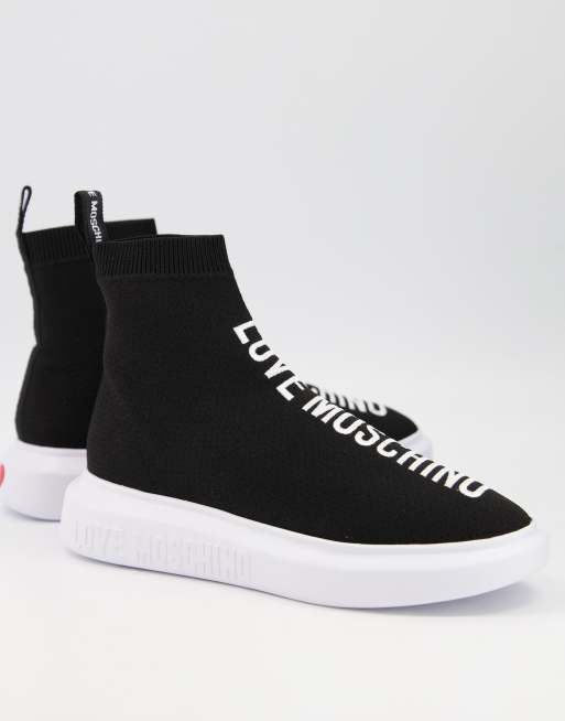 Moschino cheap sock boots