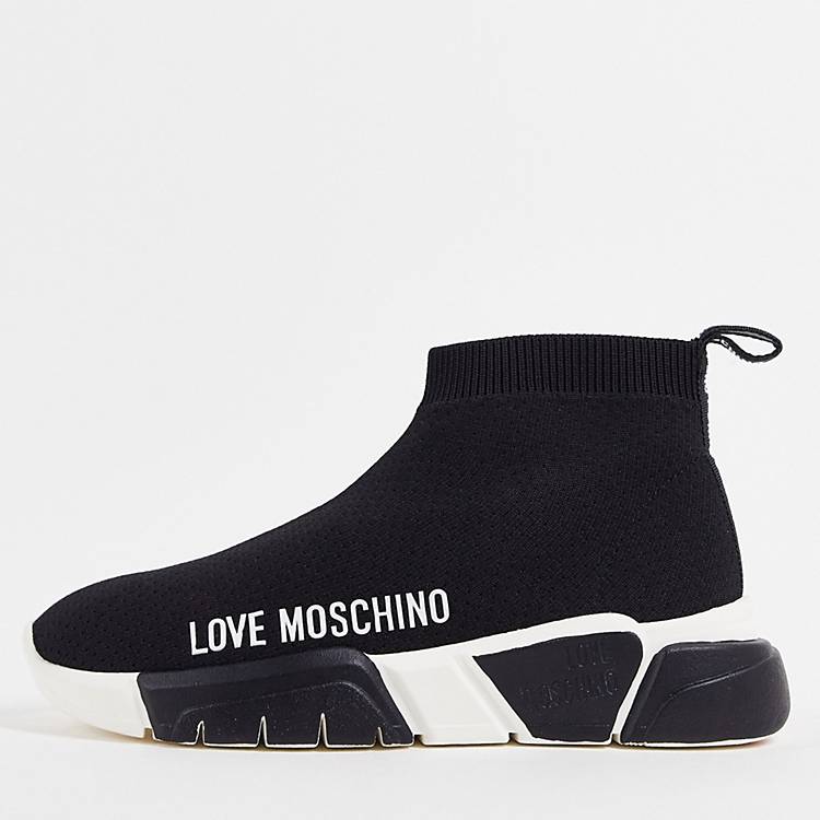 Love Moschino White Sneakers Bargain! Moschino Brand New In Box Size 41 