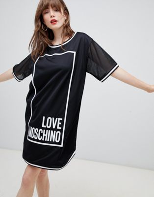 moschino oversized t shirt dress