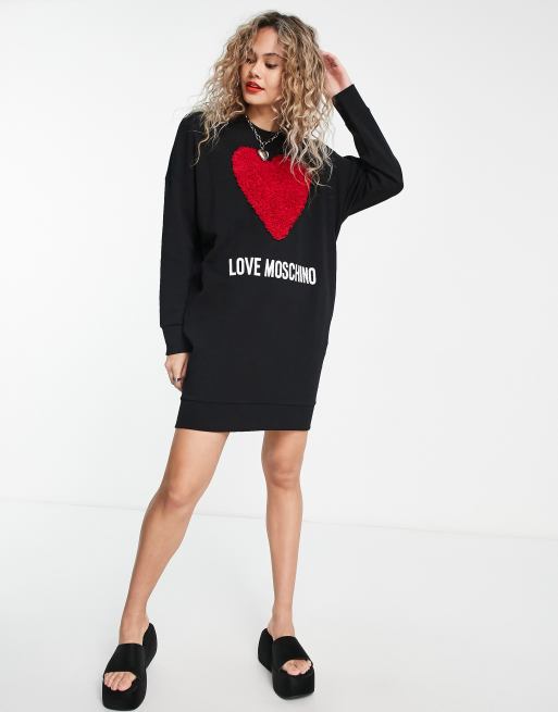 Love moschino hot sale sweatshirt dress