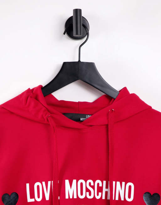 Moschino cheap red hoodie