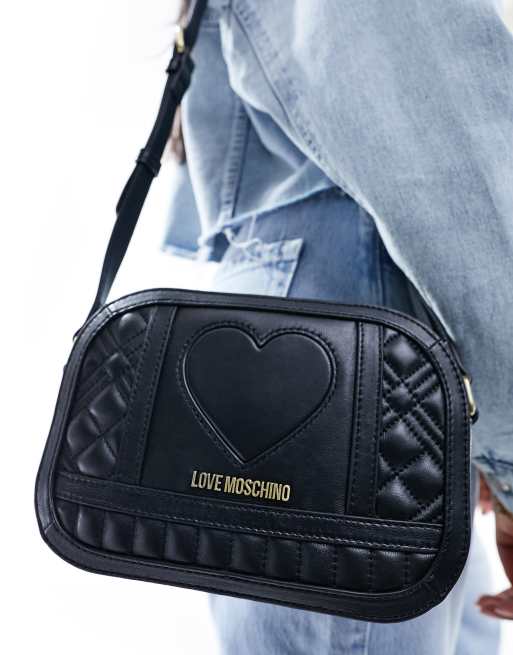 Love Moschino cross body bag in black