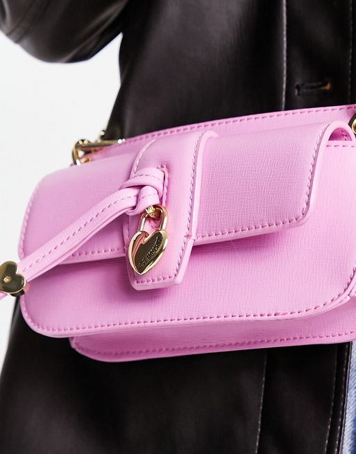 Designer Pink Heart Crossbody Bag Fashion Womens For Love Cherry