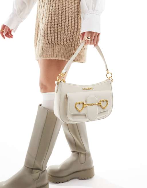 匿名配送】Moschino Gold Heart チェーンバッグ ❤︎ バッグ