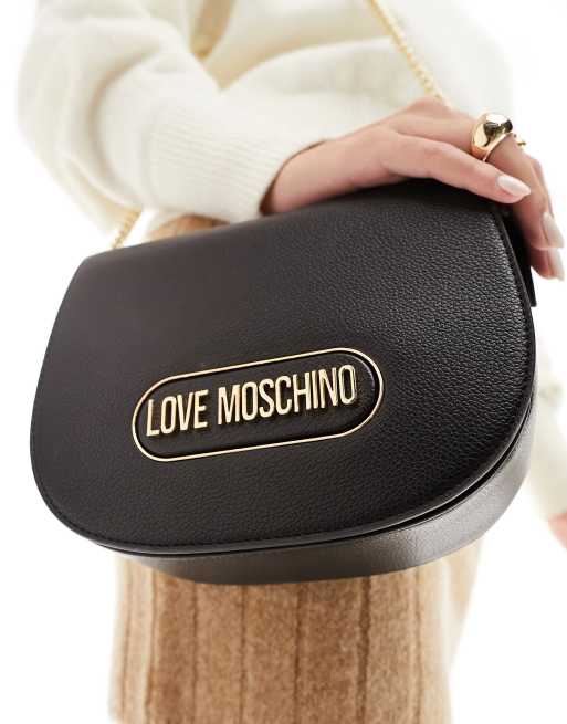 Love Moschino - Crossbody tas in zwart, 2 van 4