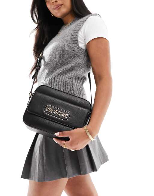 Love Moschino - crossbody-taske i sort