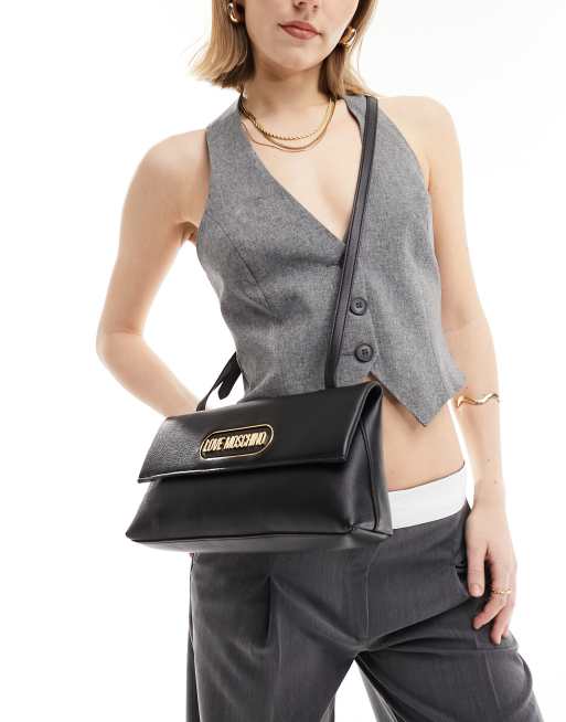 Love Moschino - crossbody-taske i sort
