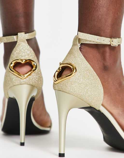 Love moschino discount pumps gold