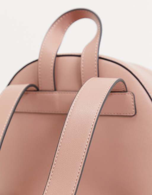 Love Moschino detachable pocket backpack with chain in light pink