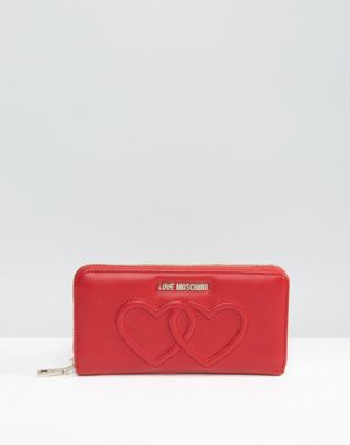 love moschino heart wallet