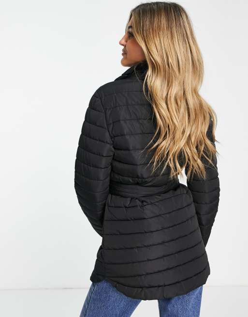 Love Moschino - Doudoune avec logo cœur doré - Noir, 4 de 4