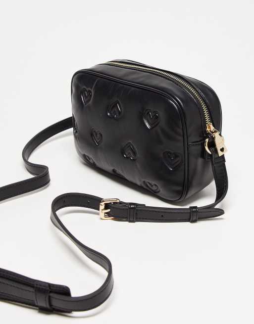 Love moschino 2025 black crossbody bag