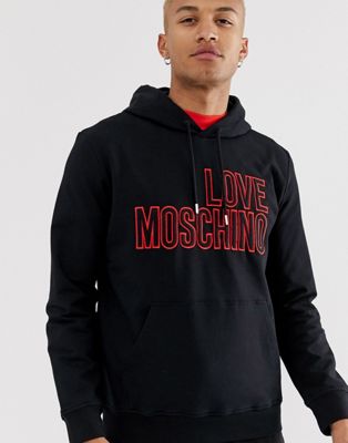 black moschino hoodie